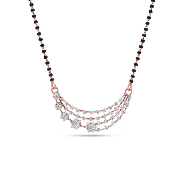 Sophisticated Moonlit Diamond Necklace 2