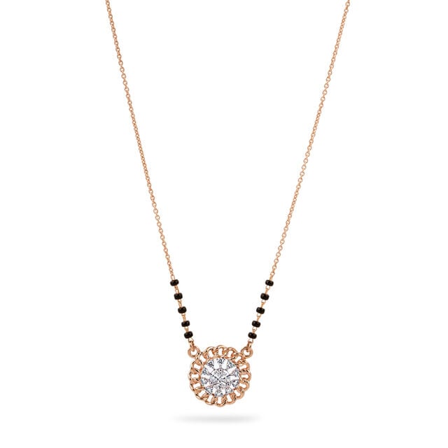 Contemporary Diamond Mangalsutra,,hi-res 