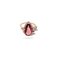Crimson Embrace Rose Gold Ring,,hi-res 
