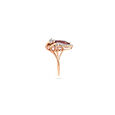 Crimson Embrace Rose Gold Ring,,hi-res 3