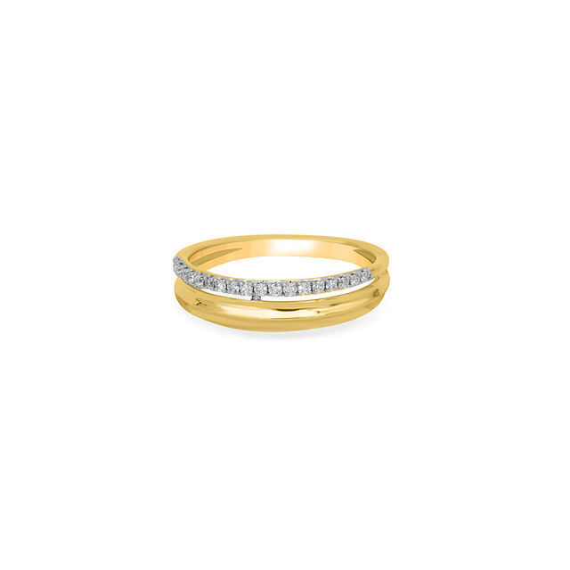 Tanishq 18 Karat Diamond Finger Ring for Women 