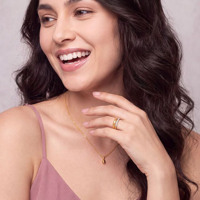 Tanishq 18 Karat Diamond Finger Ring for Women 2
