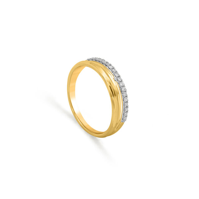 Tanishq 18 Karat Diamond Finger Ring for Women 2