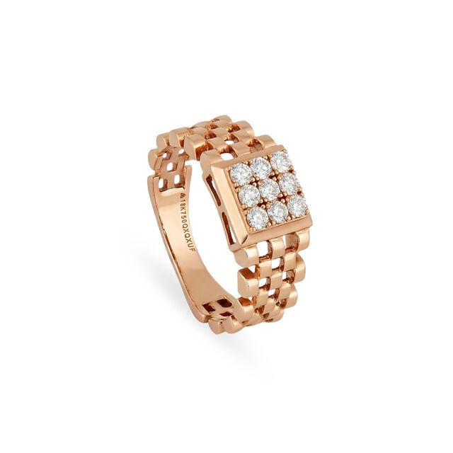 Tanishq 18KT Diamond Finger Ring for Men 2