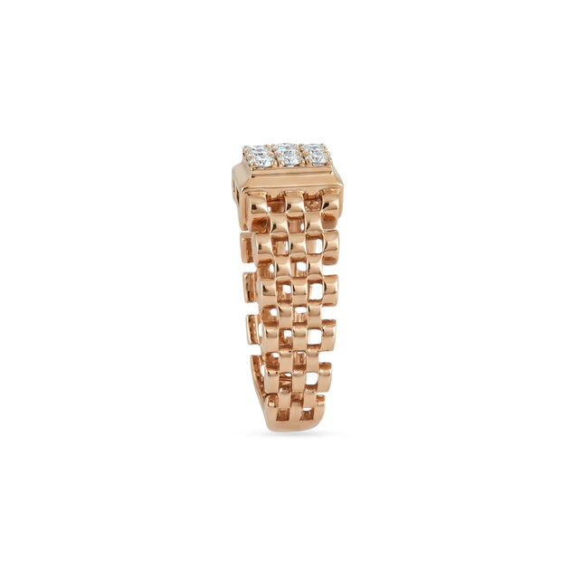 Tanishq 18KT Diamond Finger Ring for Men 3
