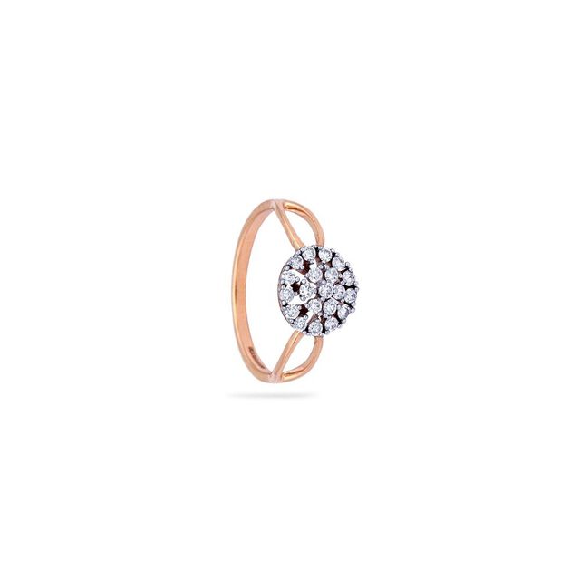 Fleur Gold studded ring 2