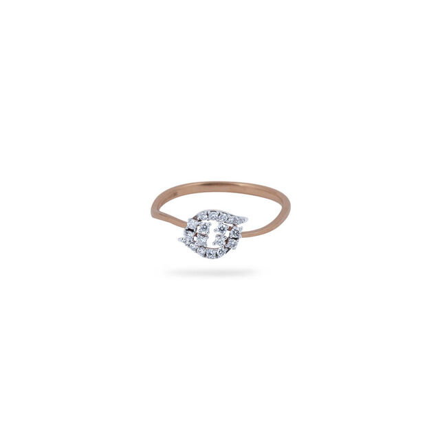 Leaf Inspired Diamond Luxury Ring,,hi-res 