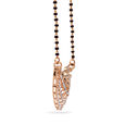 Crescent Elegance Diamond Mangalsutra 2