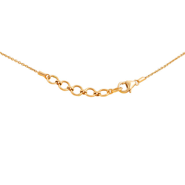 Tanishq 18KT Diamond Pendant with Chain and Earrings Set for Women 4