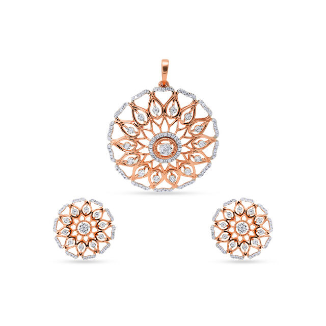 Enchanting Floral Pendant Set 2
