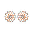 Tanishq 18 Karat Diamond Pendant and Earrings Set for Women 