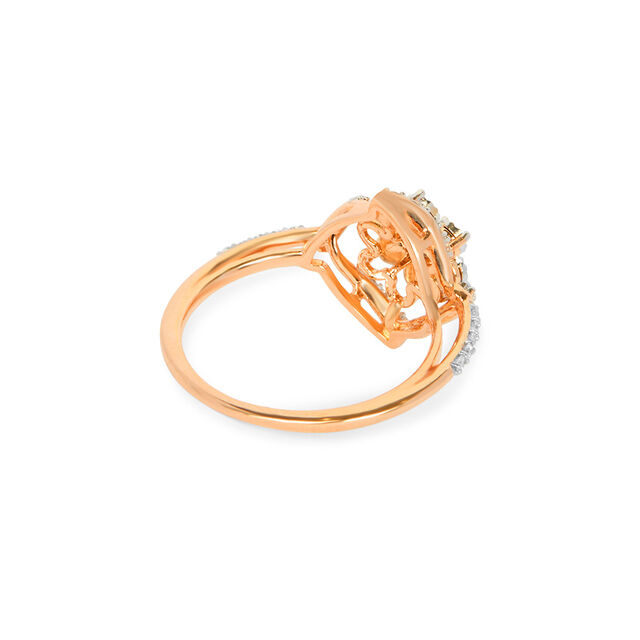 Tanishq 18 KT Diamond Finger Ring for Women 4