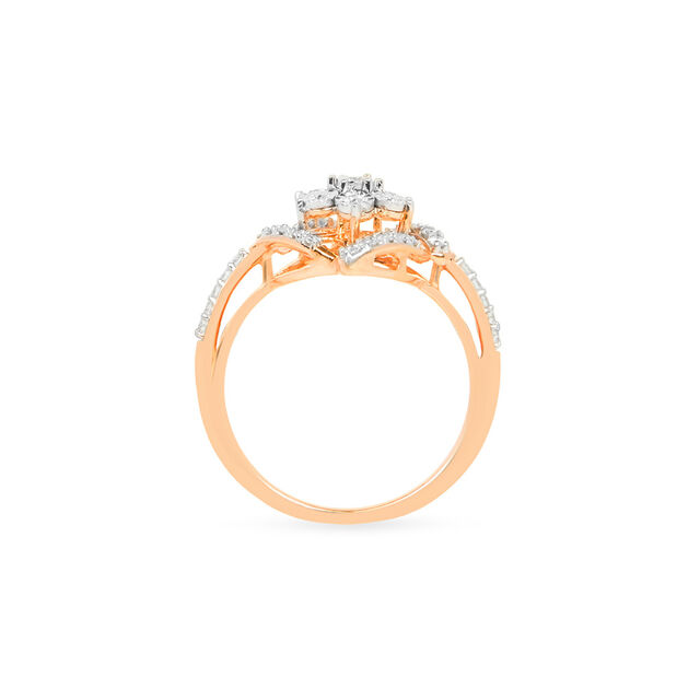 Tanishq 18 KT Diamond Finger Ring for Women 5