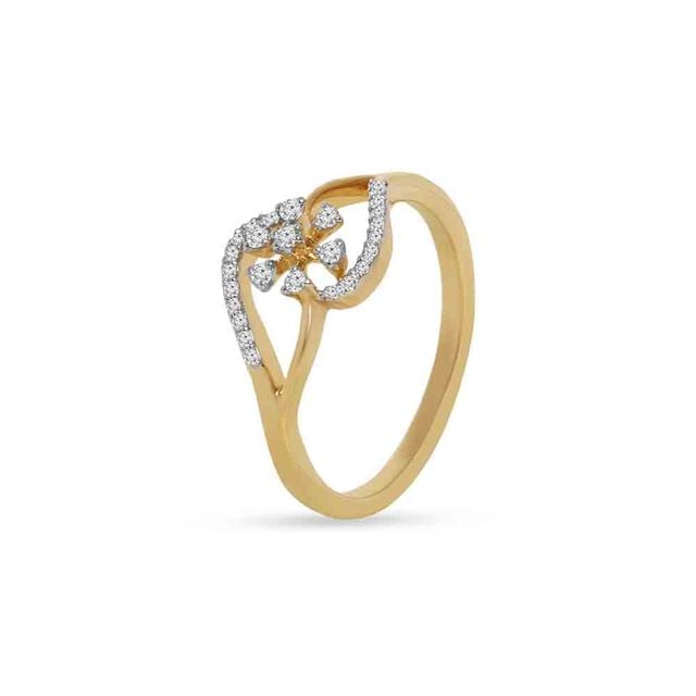 Tanishq 18KT Diamond Finger Ring 2