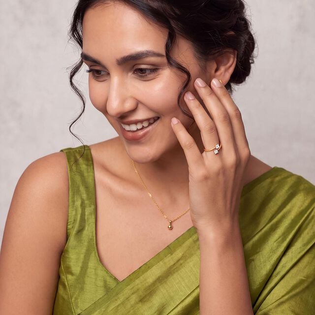 Dainty Charm Diamond Ring 3