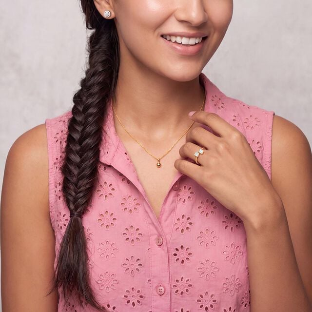 Dainty Charm Diamond Ring 2
