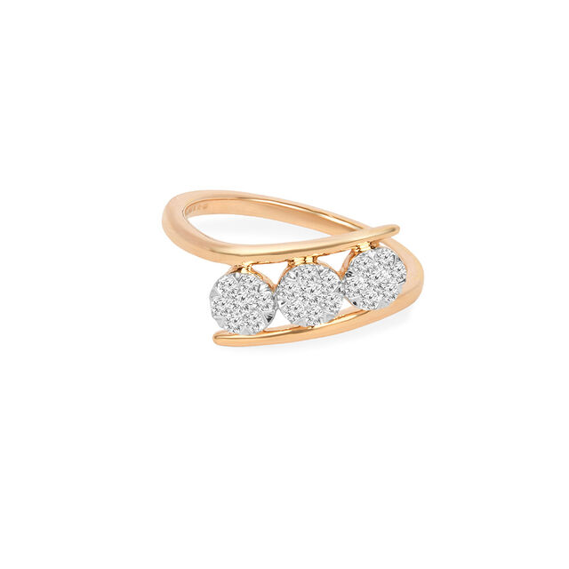 Tanishq 18KT Diamond Finger Ring for Women 