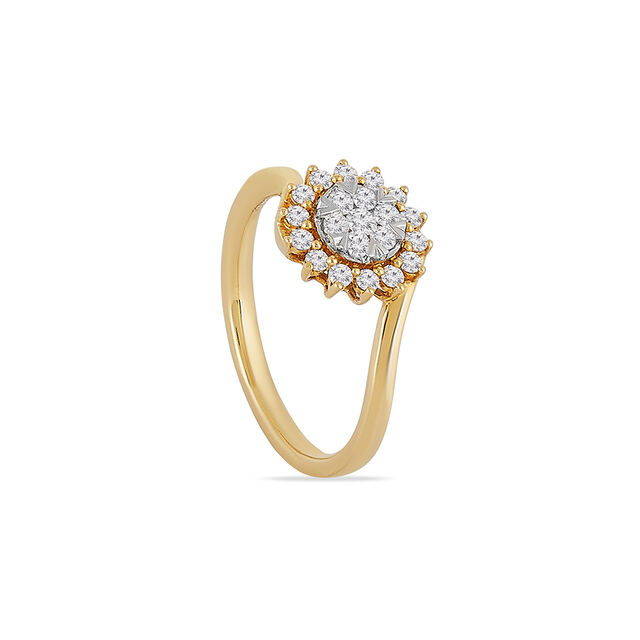 Tanishq 18KT Diamond Finger Ring for Women 2