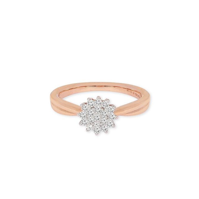 Tanishq 18KT Diamond Finger Ring for Women 