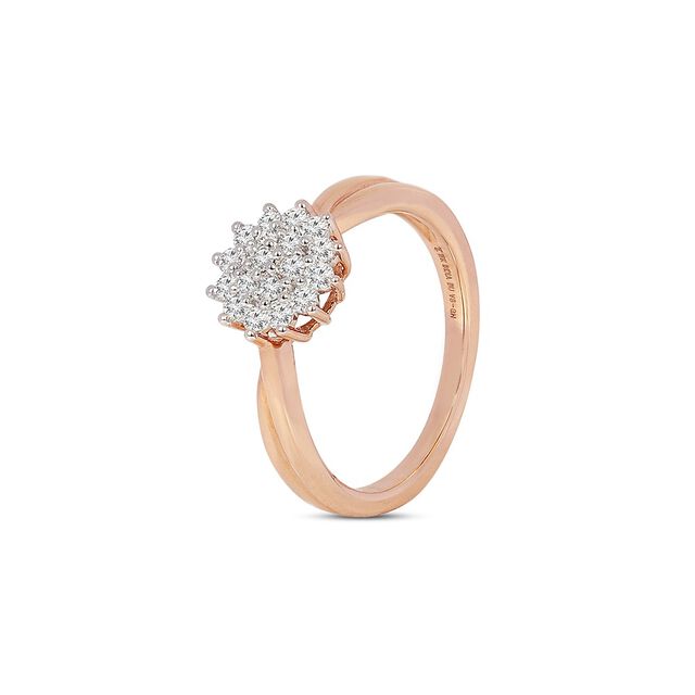 Tanishq 18KT Diamond Finger Ring for Women 3