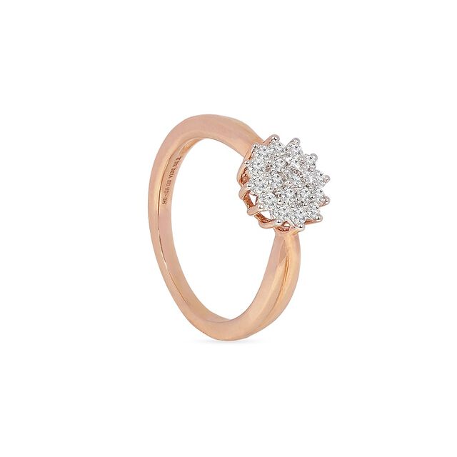 Tanishq 18KT Diamond Finger Ring for Women 4