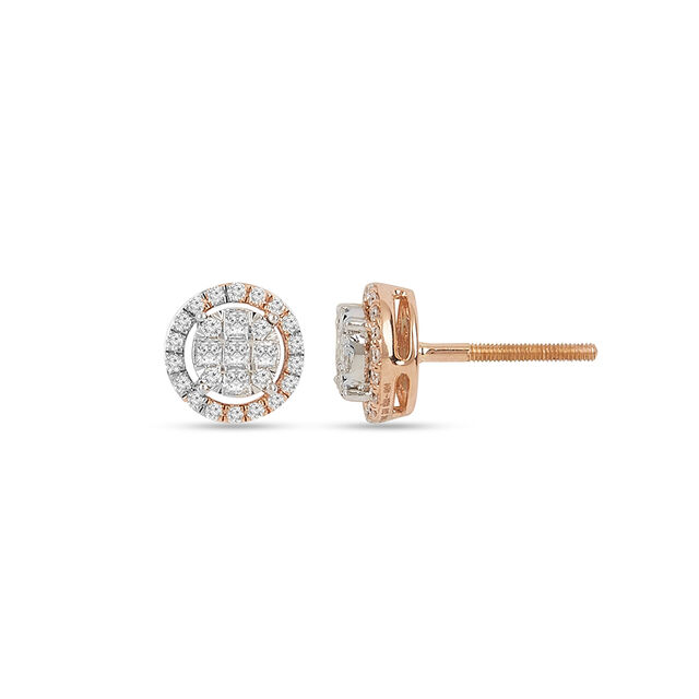 Tanishq 18KT Diamond Earrings for Women 2