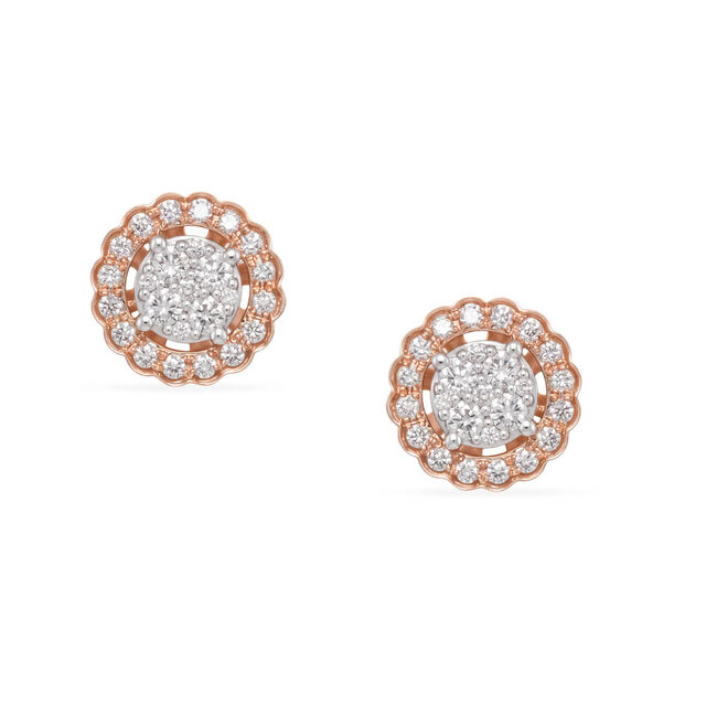 Tanishq 18KT Diamond Earrings 