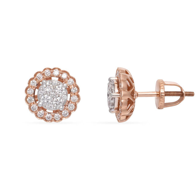 Tanishq 18KT Diamond Earrings 2