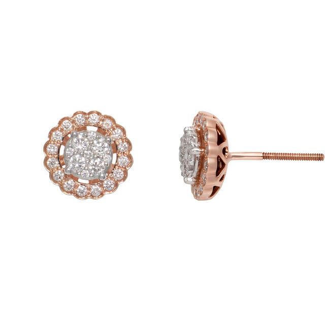 Tanishq 18KT Diamond Earrings 4