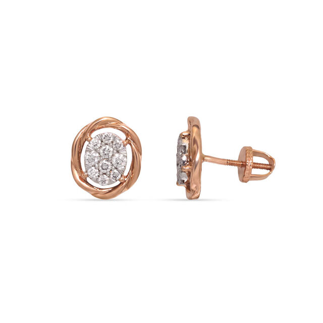 Tanishq 18KT Diamond Earrings 2