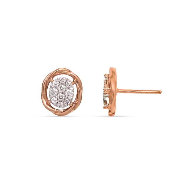 Tanishq 18KT Diamond Earrings 4