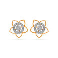 Tanishq 18 Karat Diamond Pendant and Earrings Set for Women 4