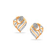Tanishq 18 Karat Diamond Pendant and Earrings Set for Women 