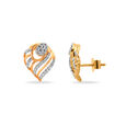 Tanishq 18 Karat Diamond Pendant and Earrings Set for Women 2