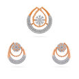 Elegant Crescent Diamond Set 