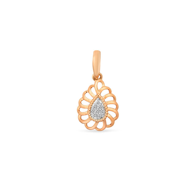 Sunbeam Drop Diamond Pendant and Earrings Set 3