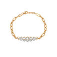 Modern Hoop Chain Bracelet 2