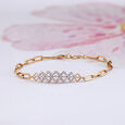 Modern Hoop Chain Bracelet 