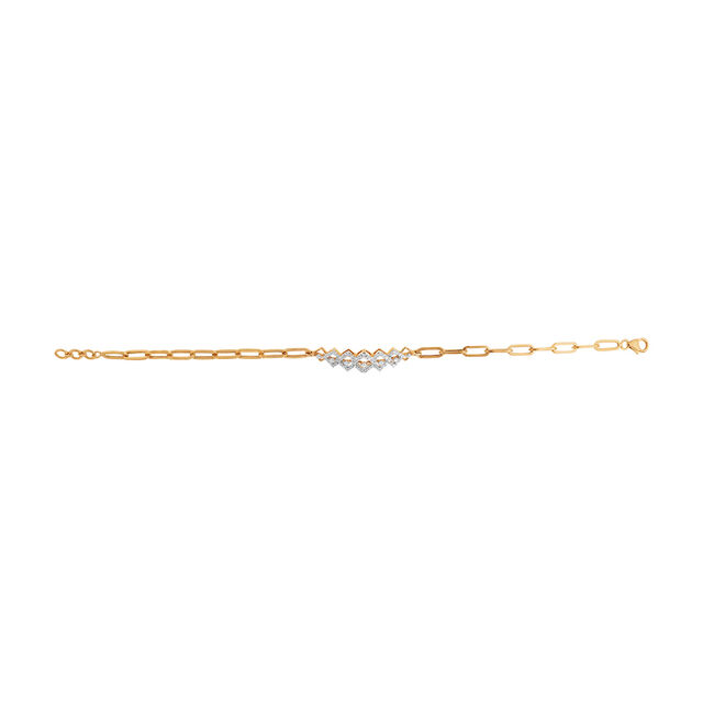 Modern Hoop Chain Bracelet 3