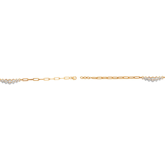 Modern Hoop Chain Bracelet 4