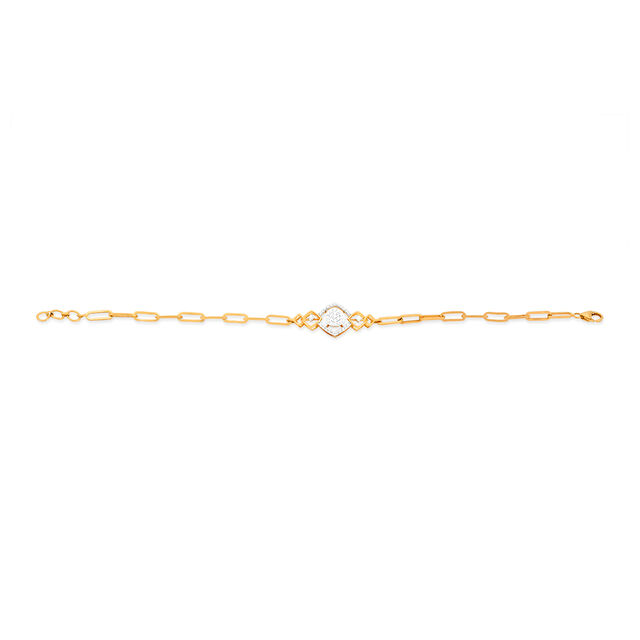 Tanishq 18KT Diamond Bracelet for Women 