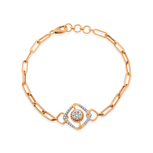 Tanishq 18 Karat Diamond Bracelet for Women 