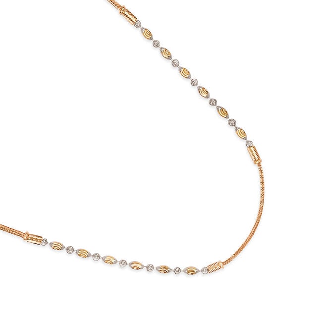 Tanishq 18KT Gold Chain for Women 3