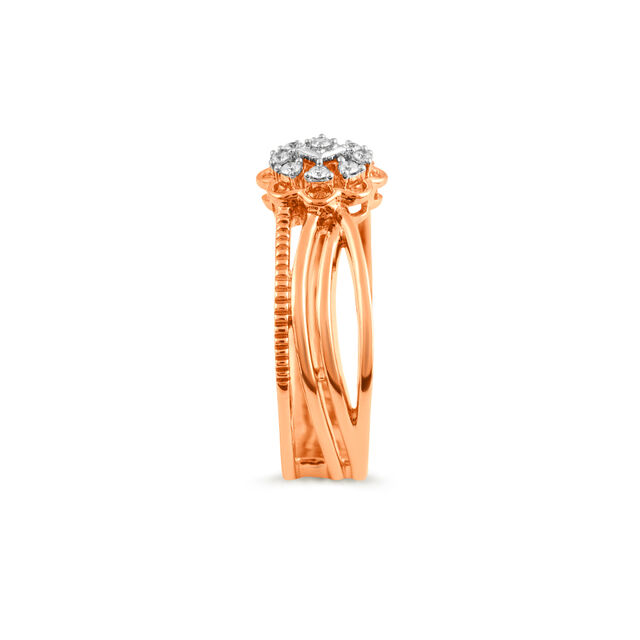 Tanishq 18 Karat Diamond Finger Ring for Women