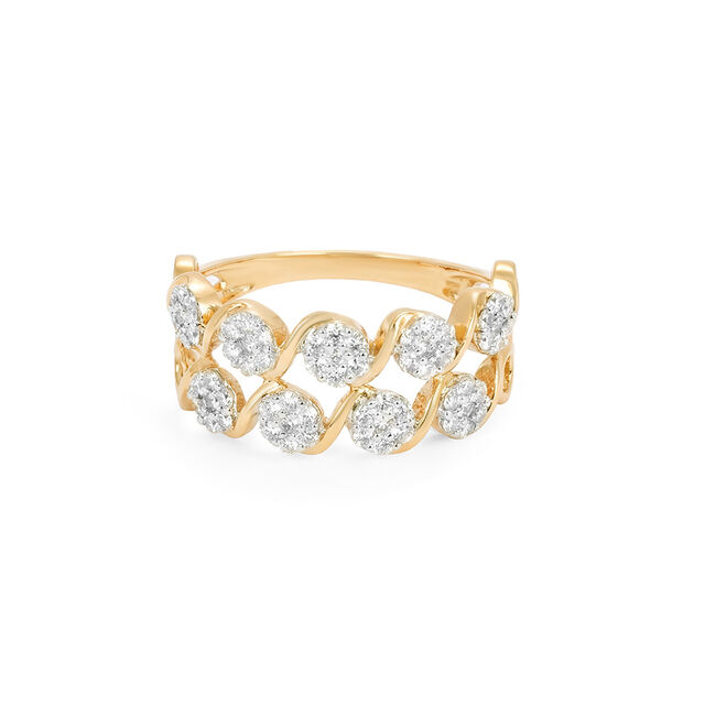 Tanishq 18KT Diamond Finger Ring for Women 