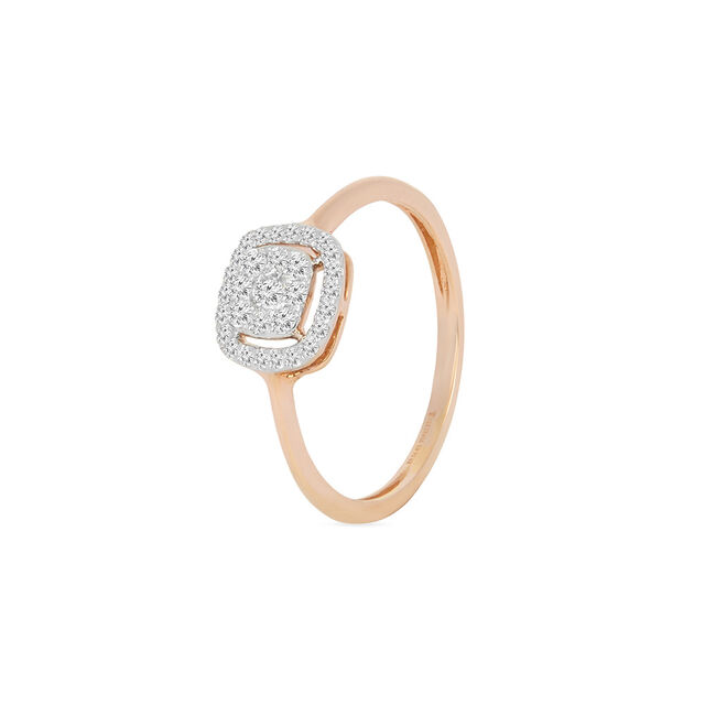 Surreal Geometric Diamond Ring 3