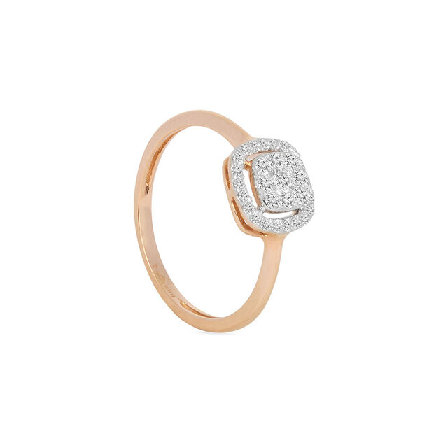 Surreal Geometric Diamond Ring 4