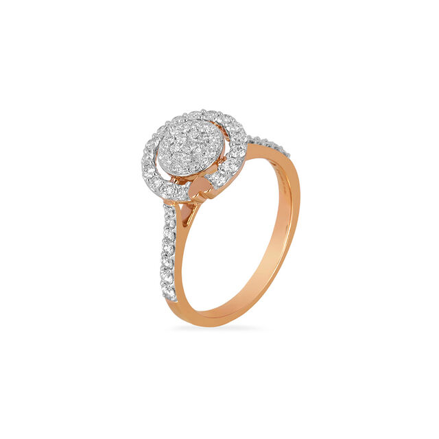 Tanishq 18KT Diamond Finger Ring for Women 2