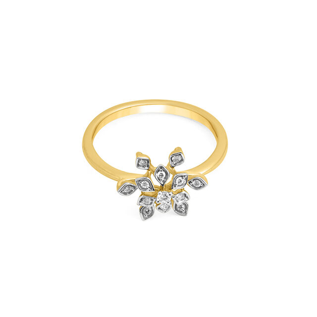 Tanishq 18 Karat Diamond Finger Ring for Women 