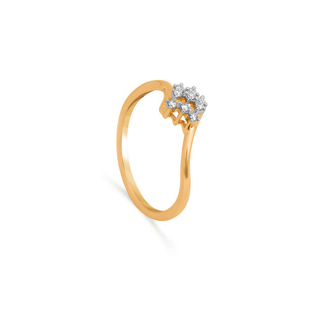 Tanishq 18KT Diamond Finger Ring for Women